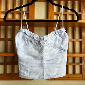 Zara Ruffle Crop Tank